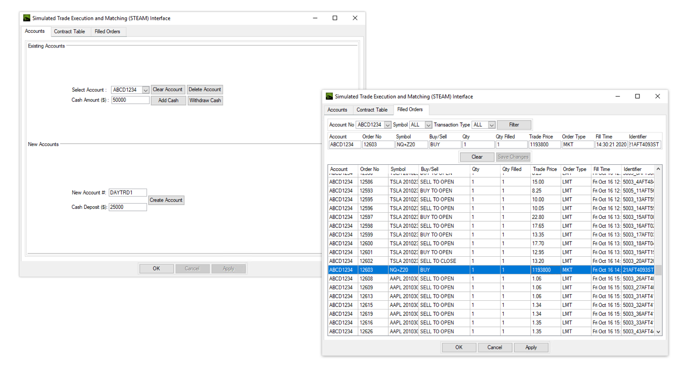 STEAM Engine Paper Trading
